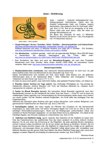 1 Islam – Einführung - RPI