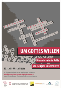 Um Gottes Willen - Friedensburg Schlaining