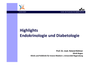 Typ 2 Diabetes mellitus – Therapie