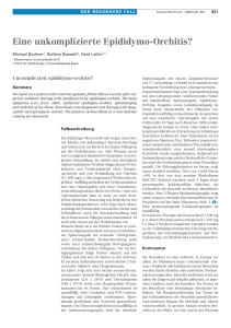 Eine unkomplizierte Epididymo-Orchitis?