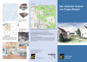 Der r&ouml;mische Gutshof von Engen-Bargen Der r&ouml;mische Gutshof von