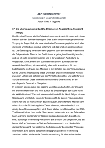 57. Die Übertragung des Buddha-Dharma von Angesicht zu Angesicht