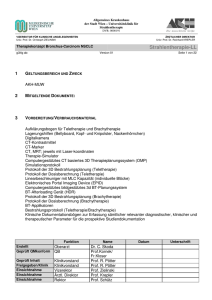 Nicht-Kleinzelliges Bronchuskarzinom STR-LL SOP