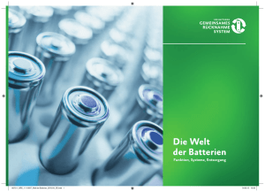 Welt der Batterien - GRS