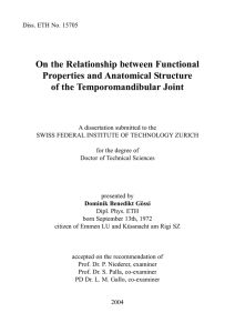 On the Relationship between Functional - ETH E