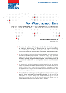 Von Warschau nach Lima : die UN