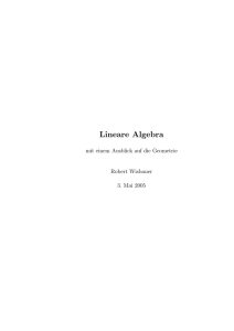 Lineare Algebra