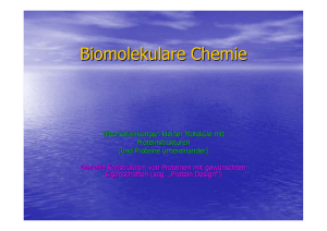 Biomolekulare Chemie