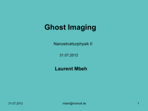 Ghost Imaging