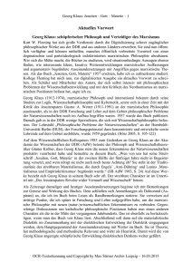Aktuelles Vorwort - Max Stirner Archiv Leipzig