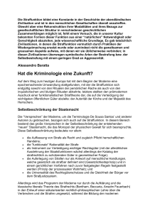 Die Straffunktion bildet eine Konstante in der Geschichte der