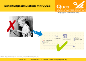 Schaltungssimulation mit QUCS