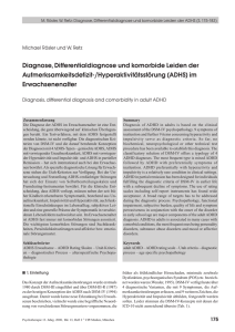 Diagnose, Differentialdiagnose und komorbide Leiden - CIP