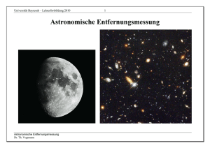 Astronomische Instrumente und Methoden