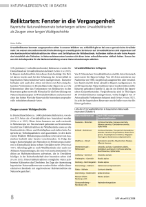 8 Reliktarten: Fenster in die Vergangenheit