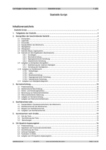 Script zur Statistik - Carl-Engler