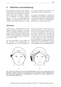 6 &Uuml;berh&ouml;ren und Vert&auml;ubung