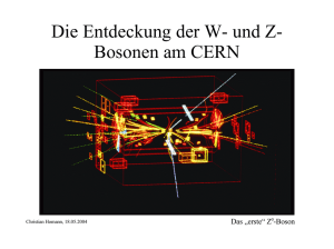 Die Entdeckung der W- und Z