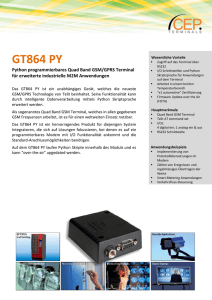 GT864 PY Datenblatt