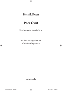 Peer Gynt - Anaconda Verlag