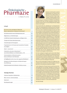 OnkPharm 0911.indd - Deutsche Gesellschaft für Onkologische