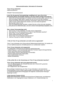 Information für Anwender Triam 10 mg Lichtenstein
