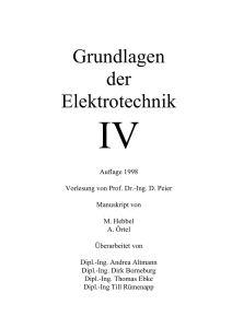 Grundlagen der Elektrotechnik - TU Dortmund