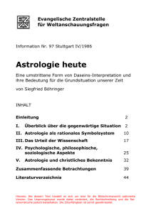 Astrologie heute