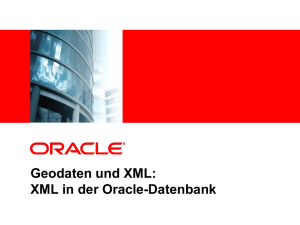 XML in der Oracle-Datenbank