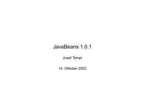 JavaBeans 1.0.1 - Software Research.net