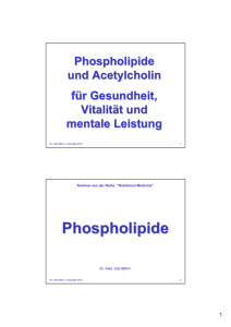 Phospholipide - FORUM VIA SANITAS