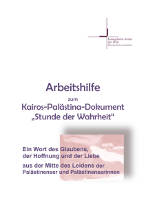 Arbeitshilfe Kairos-Palästina-Dokument