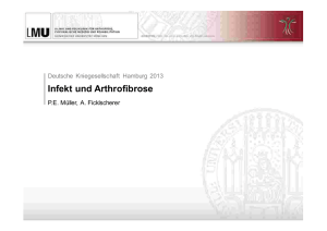 Infekt und Arthrofibrose - Deutsche Kniegesellschaft