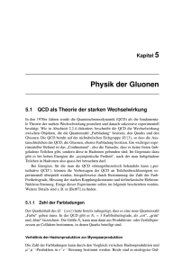 Physik der Gluonen