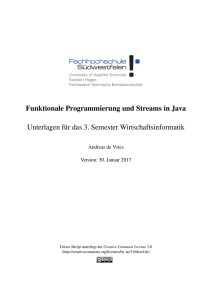 Funktionale Programmierung und Streams in Java