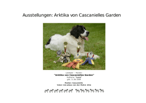 Ausstellungen - Landseer von Cascanielles Garden
