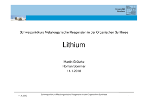 Lithium - AG Groth