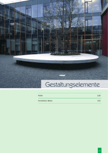 Gestaltungselemente - Cementwaren Kobler GmbH