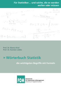 Wörterbuch Statistik