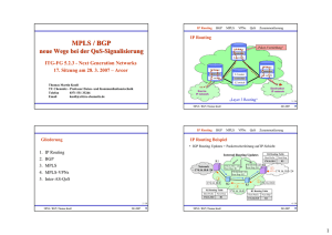 MPLS / BGP - ITG FG 5.2.3