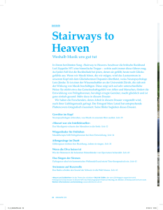 Stairways to Heaven: Weshalb Musik uns gut tut