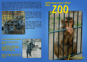 Zoo Kinderflyer - Berliner Tierbefreiungsaktion