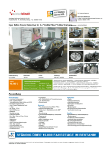 Opel Zafira Tourer Selective 5-t 1,4 *OnStar*Navi*7
