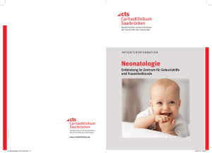 Neonatologie - CaritasKlinikum Saarbrücken