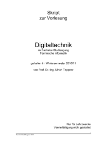 Digitaltechnik - Beuth Hochschule für Technik Berlin