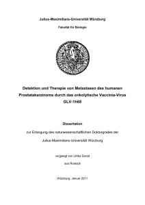 Detektion und Therapie von Metastasen des