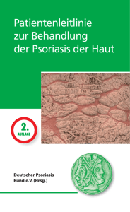 Patientenleitlinie Deutscher Psoriasis Bund 435 KB