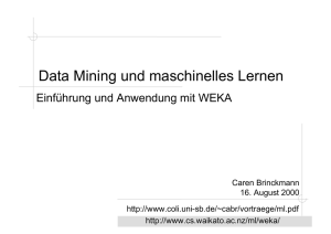 Data Mining und maschinelles Lernen
