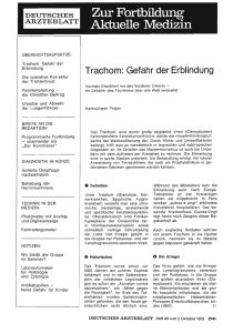 Trachom - Deutsches Ärzteblatt
