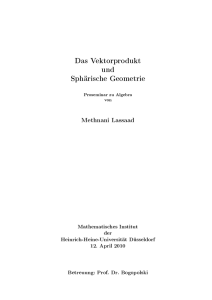 Methnani Lassaad - Mathematik - Heinrich-Heine